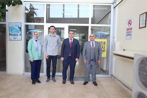 Kaymakamımız Sayın Kemal BALABAN İlçemiz Sosyal Güvenlik Kurumu Müdürlüğünü ziyaret ederek incelemelerde bulundu.